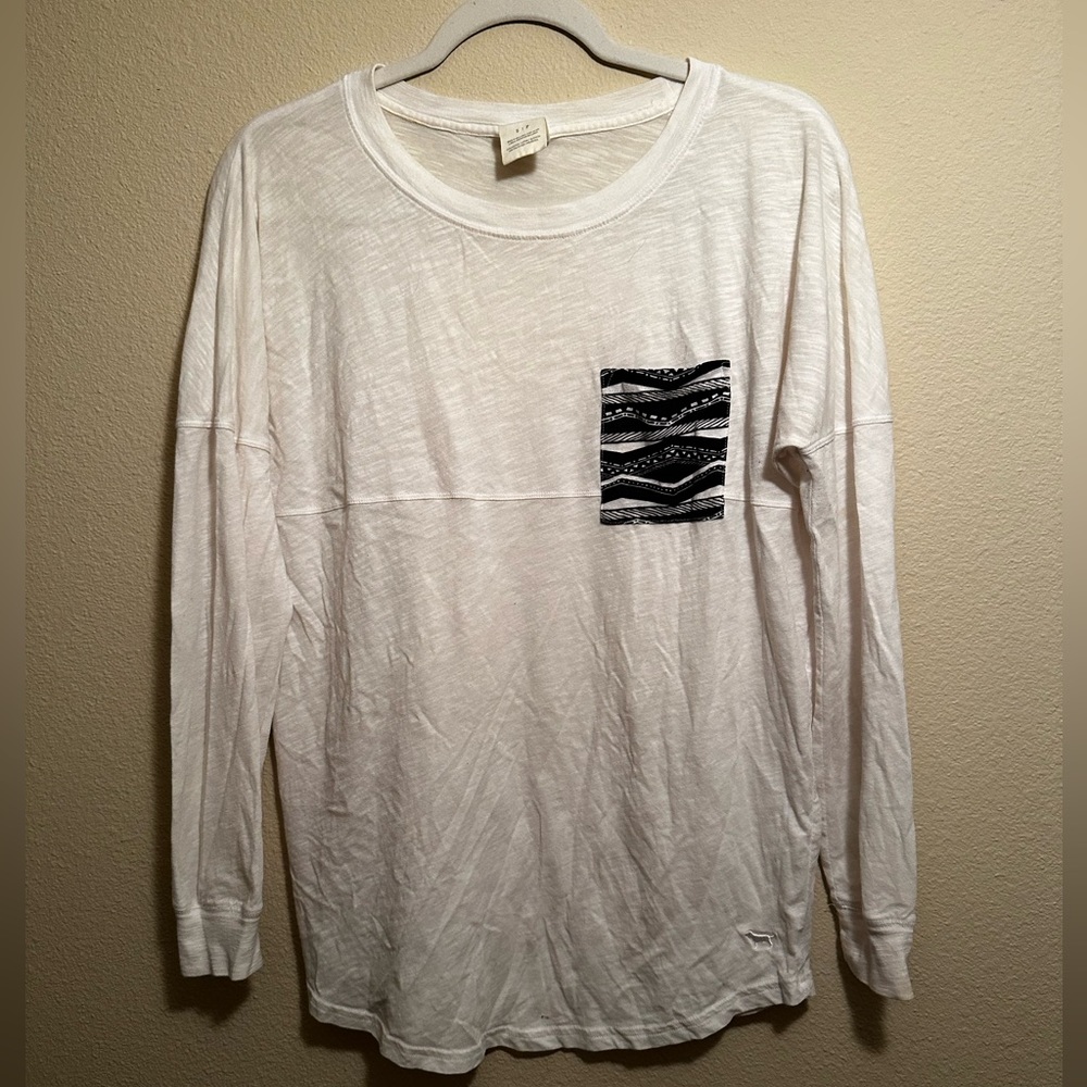 PINK Victorias Secret oversized long sleeve S